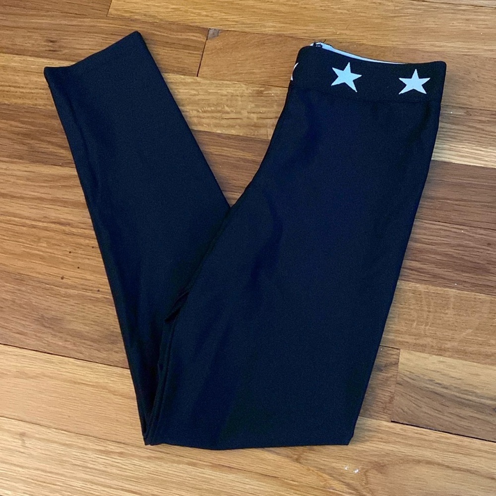 Katie J NYC Girls Black Leggings Size M